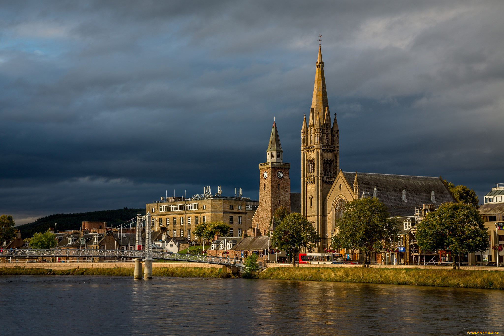 , -  ,  ,  , inverness, , , scotland, old, high, church